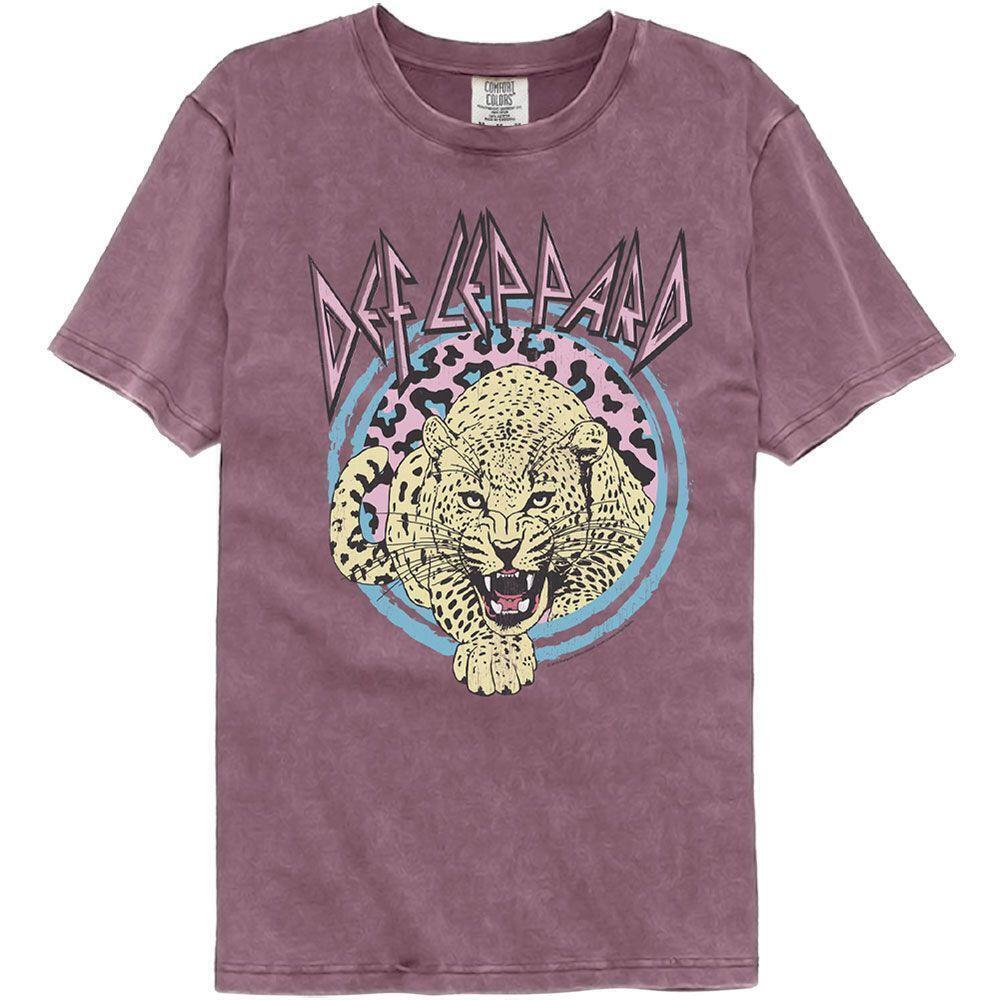 Def Leppard Pastel 2 Berry T Shirt